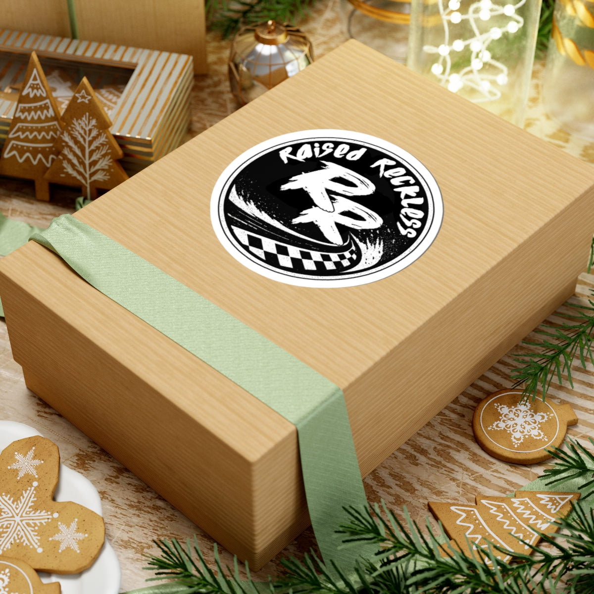 Raised Reckless Sticker